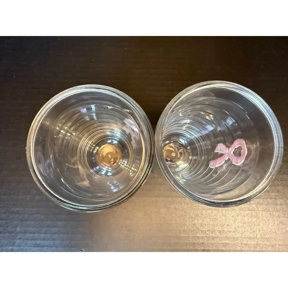 Tervis Pink Breast Cancer Awareness Ribbon Lot of 2 Tumblers 16 oz Insulated